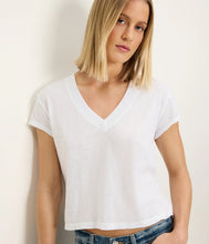Load image into Gallery viewer, Harlan Cropped V-Neck Tee