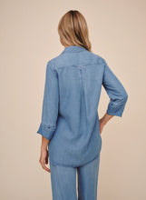 Load image into Gallery viewer, Shirt Tail Button Down - Indigo Harbor Wash