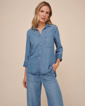 Load image into Gallery viewer, Shirt Tail Button Down - Indigo Harbor Wash