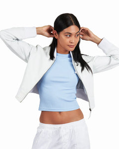 Collins Leather Cropper Bomber