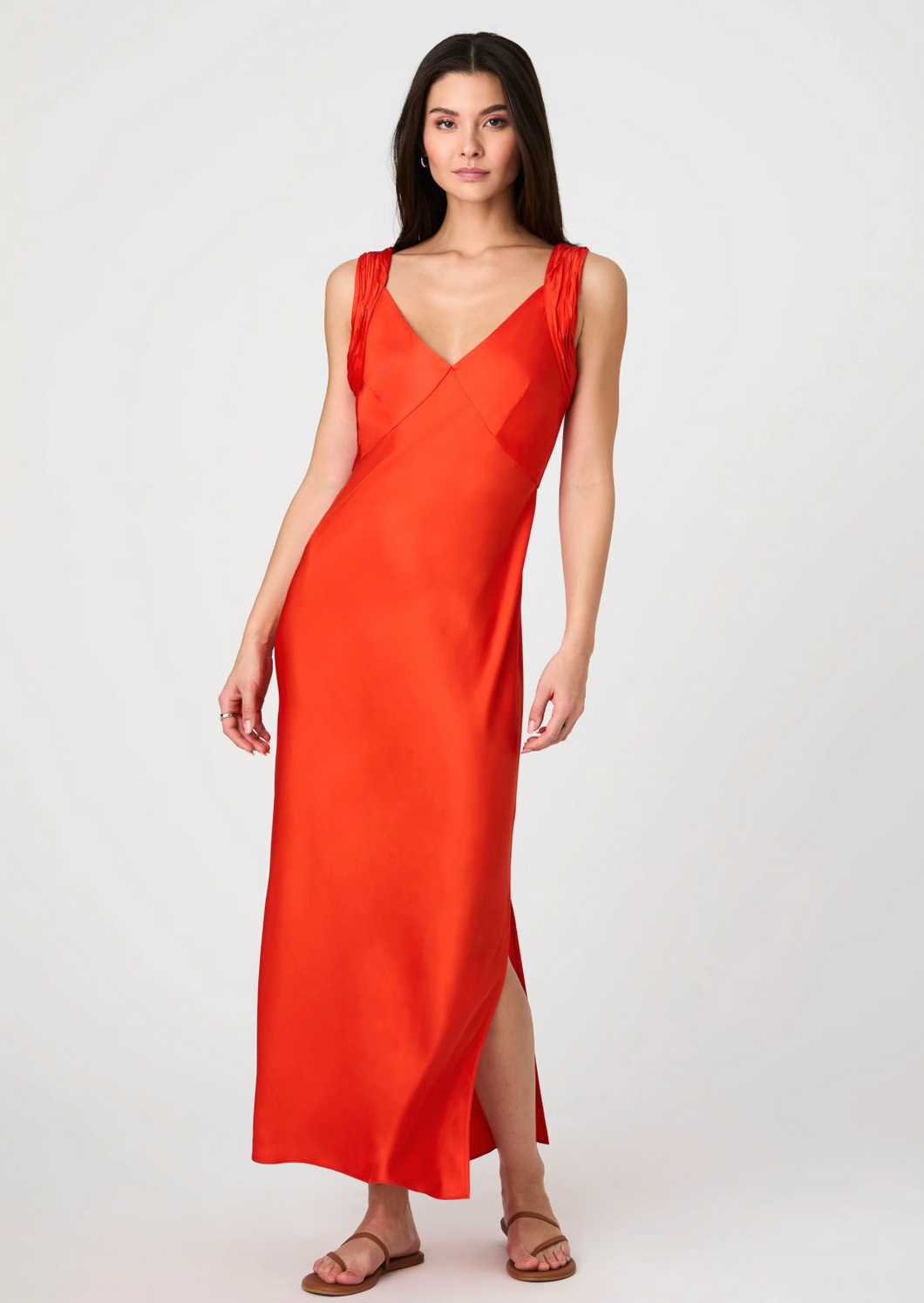 Ennis Satin Midaxi Dress