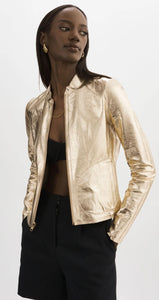 Chapin Reversible Leather Jacket
