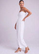 Load image into Gallery viewer, Wide Leg Smocked Ruffle Jumpsuit