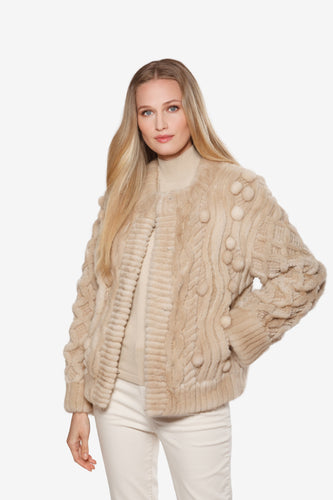 Mink Cable Sweater