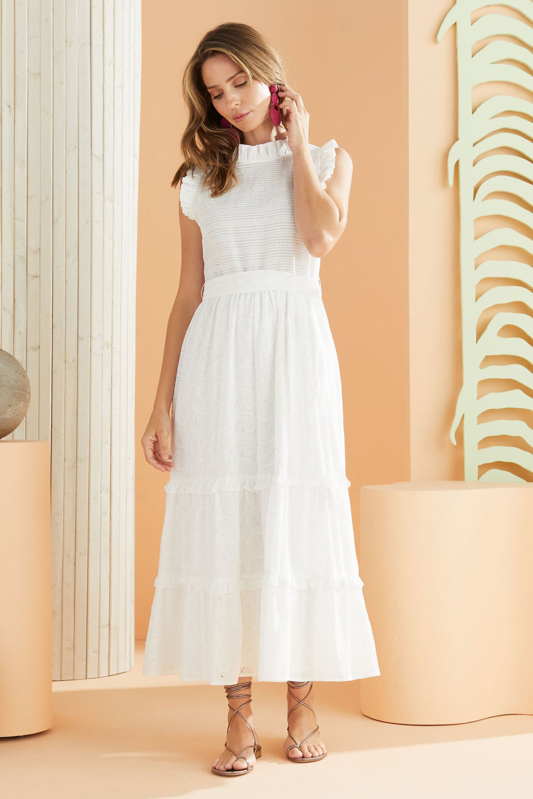Quinnlyn Eyelet Dress