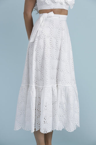 Le Coquillage Maxi Wrap Skirt