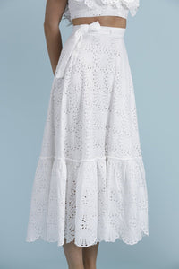 Le Coquillage Maxi Wrap Skirt