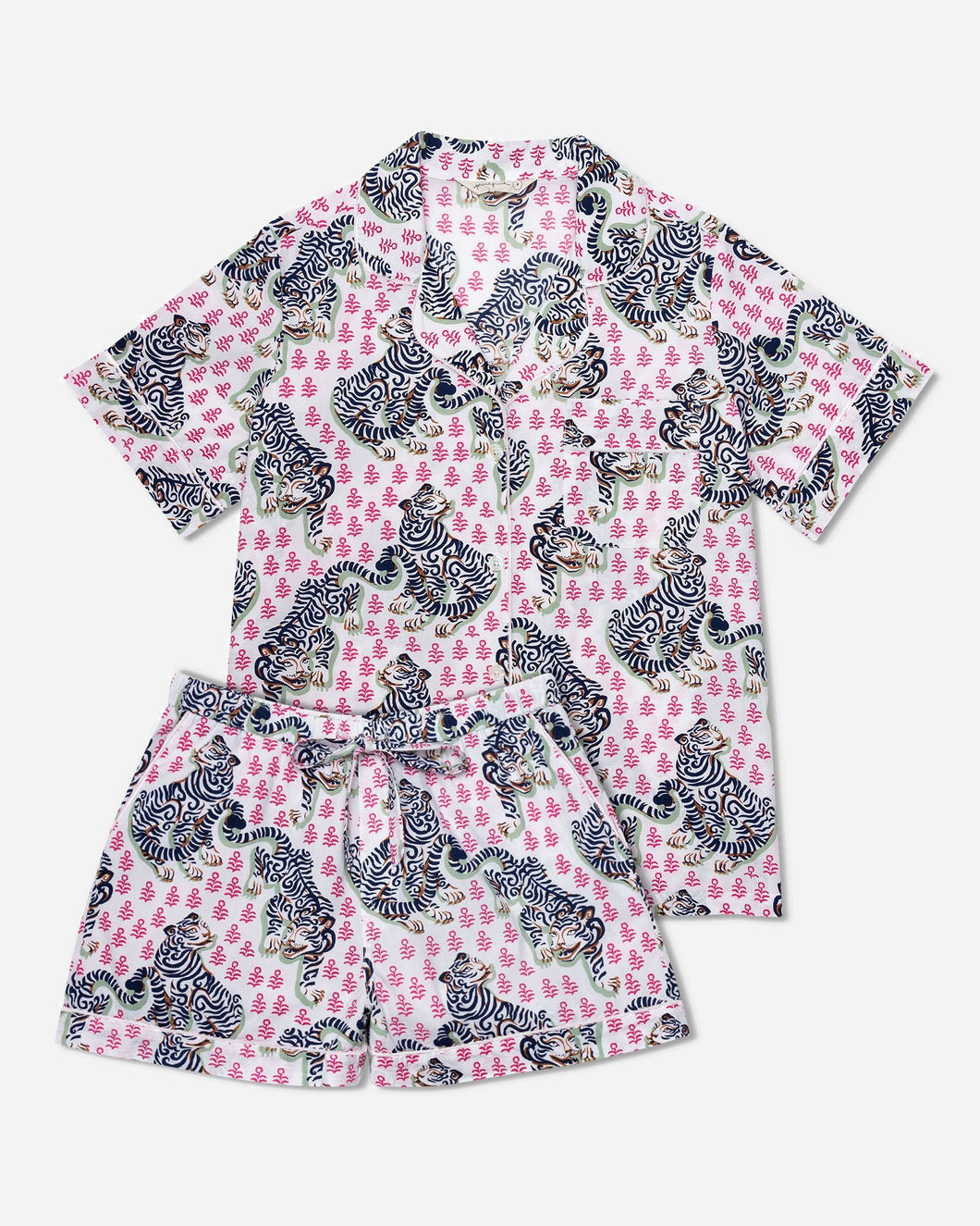 Tiger Queen Short Set - French Rose