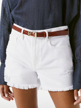 Load image into Gallery viewer, Le Bridgette Short Raw Edge Hem- Blanc