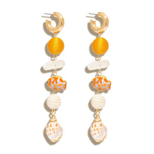 Load image into Gallery viewer, Lux Cora Hoop Dangle Earring