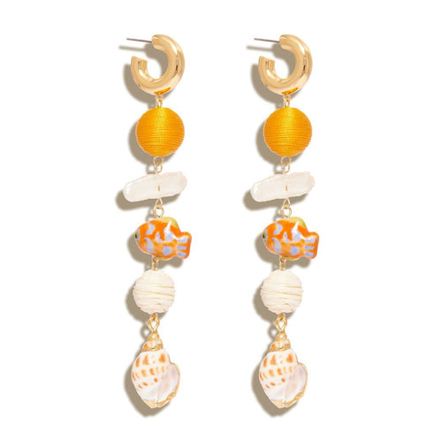Lux Cora Hoop Dangle Earring