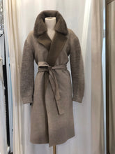 Load image into Gallery viewer, Rivo Coat Wool Loro Piano Collar Mink