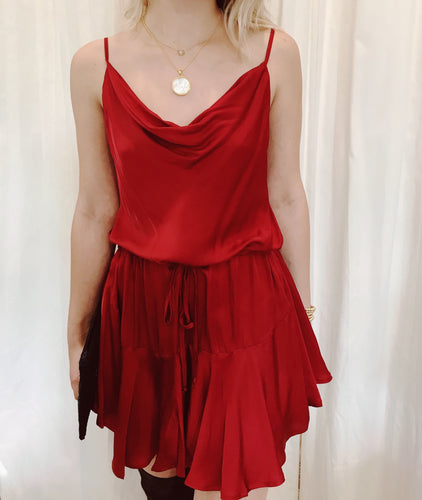 Red Dalia Dress