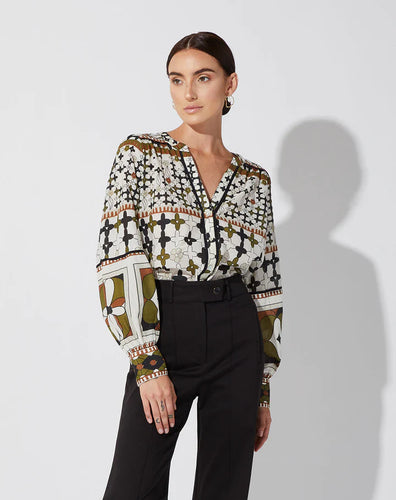 Maren Blouse Art Deco